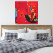 Mit und Gegen, 1929 by Wassily Kandinsky Canvas Afdruk (Insitu (Slaapkamer))