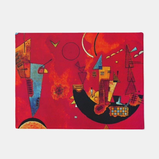 Mit und Gegen, 1929 by Wassily Kandinsky Deurmat (Voorkant)