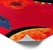 Mit und Gegen, 1929 by Wassily Kandinsky Poster (Hoek)