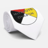 Mitakuye Oyasin We zijn allemaal verbonden Stropda Stropdas (Opgerold)