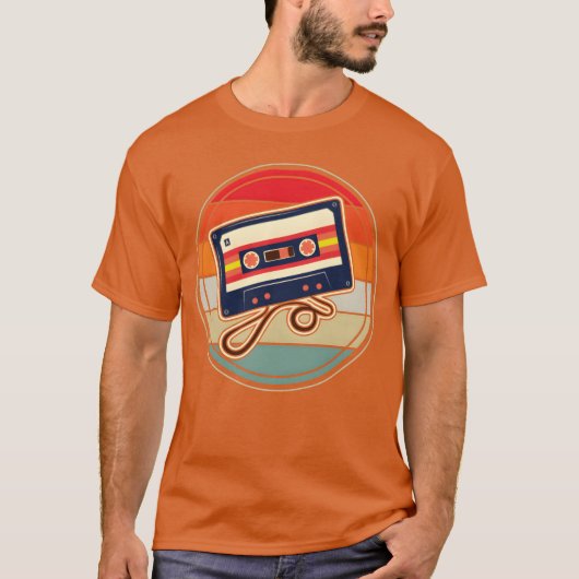 Mitape Cassettes Retro 80s 90s family T-shirt (Voorkant)