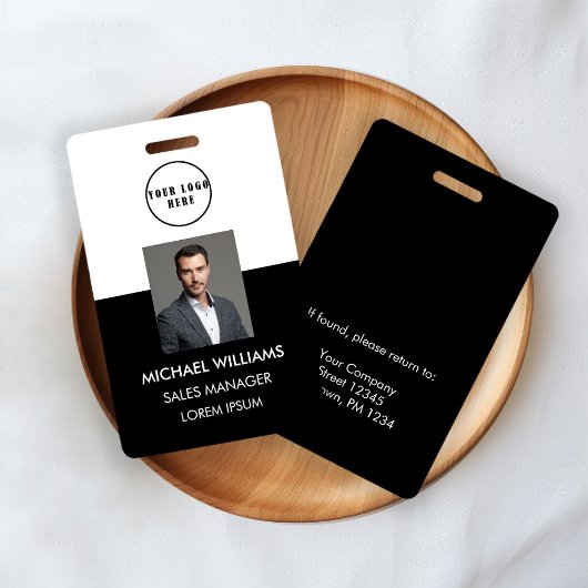 Mitarbeiter Foto-ID Ausweis Badge