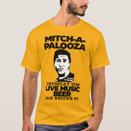 Mitch-A-Palooza - Old School Film College Party T-shirt