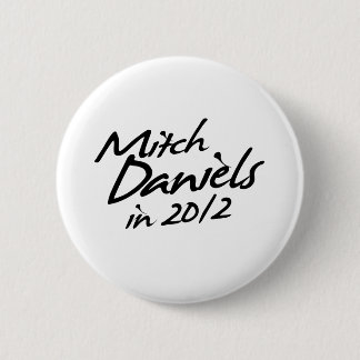 MITCH DANIELS 2012-autograaf Ronde Button 5,7 Cm