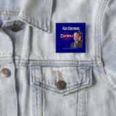 Mitch Daniels voor President Vierkante Button 5,1 Cm (In situ)