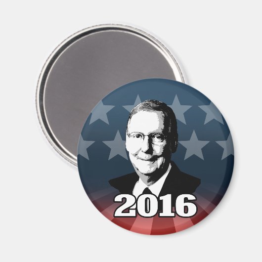 MITCH MCCONNELL 2016 KANDIDAAT MAGNEET (Voorkant / Achterkant)