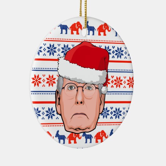 MITCH MCCONNELL CHRISTMAS KERAMISCH ORNAMENT (Rechts)