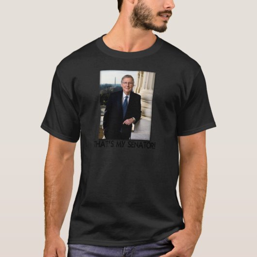 Mitch McConnell, dat is mijn senator! T-shirt (Voorkant)