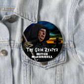 Mitch McConnell Grim Reaper Ronde Button 4,0 Cm (In situ)
