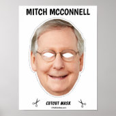 MITCH MCCONNELL Halloween Masker Poster (Voorkant)