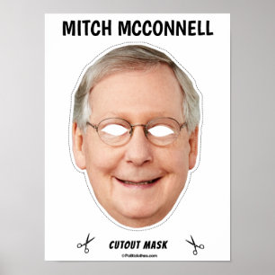 MITCH MCCONNELL Halloween Masker Poster