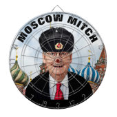 Mitch McConnell in Russisch Pet Dartbord (Voorkant)