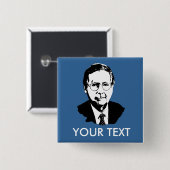 Mitch Mcconnell Vierkante Button 5,1 Cm (Voorkant /achterkant)