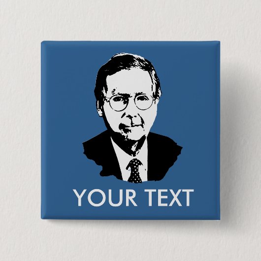 Mitch Mcconnell Vierkante Button 5,1 Cm (Voorkant)