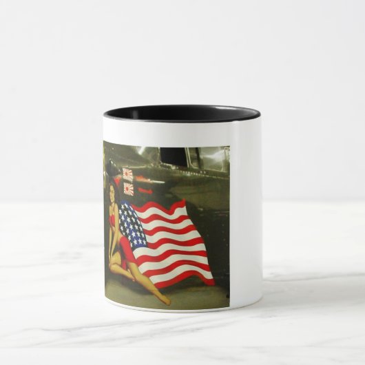 Mitch Witch WWII Vliegtuig Art Mok (Midden)