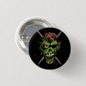 mitch ' zombie - afbeelding ronde button 3,2 cm (Voorkant /achterkant)