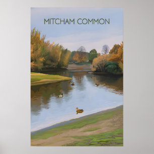 Mitcham Common Londen Reisposter Poster