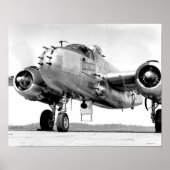 Mitchell B-25 Bomber - Sunday Punch - WW2 1945 Poster (Voorkant)