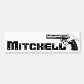 Mitchell. Bumpersticker (Voorkant)