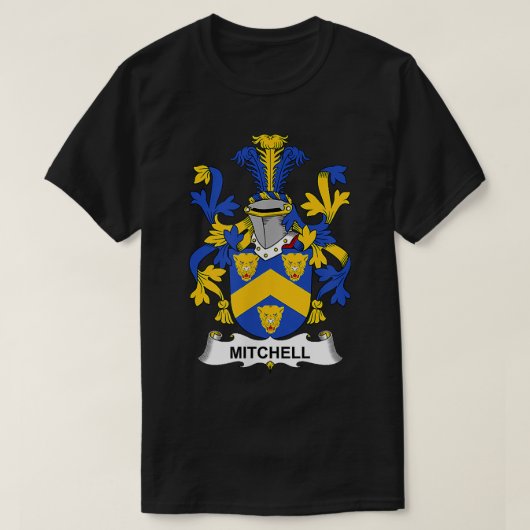 Mitchell Coat of Arms  Family Crest  T-shirt (Design voorkant)