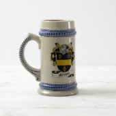 Mitchell Coat of Arms Stein - Family Crest Bierpul (Links)
