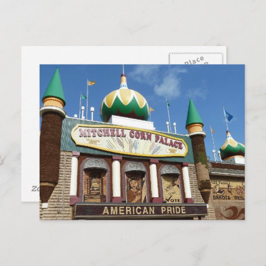 Mitchell Corn Palace Briefkaart (Voorkant / Achterkant)