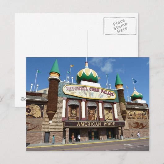 Mitchell Corn Palace Briefkaart (Voorkant / Achterkant)