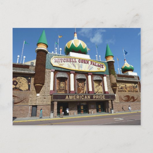 Mitchell Corn Palace Briefkaart (Voorkant)