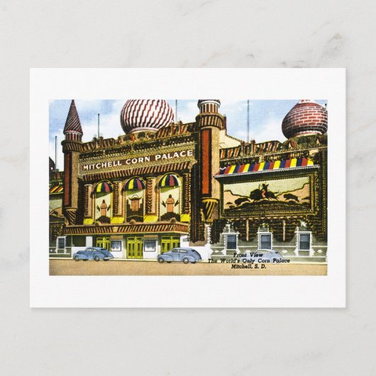 Mitchell Corn Palace, Mitchell, South Dakota Briefkaart (Voorkant)