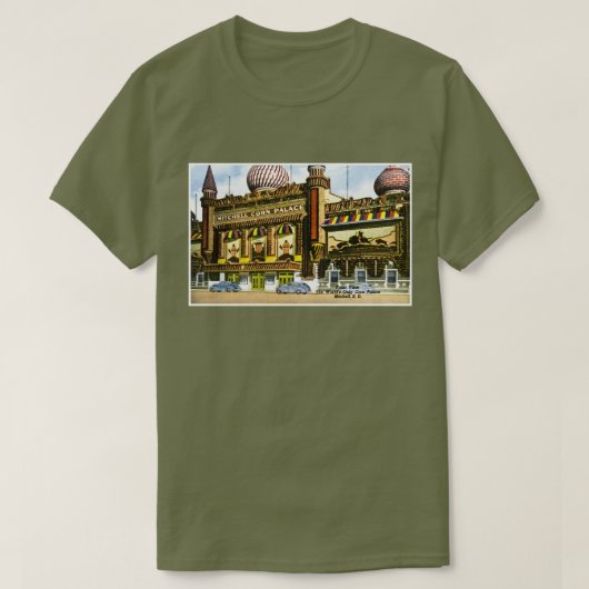 Mitchell Corn Palace, Mitchell, South Dakota T-shirt (Design voorkant)
