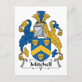 Mitchell Family Crest Briefkaart (Voorkant)