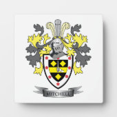 Mitchell Family Crest Coat of Arms Fotoplaat (Voorkant)