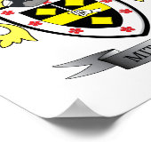 Mitchell Family Crest Coat of Arms Poster (Hoek)