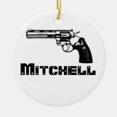 Mitchell. Keramisch Ornament (Voorkant)
