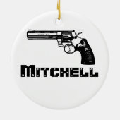 Mitchell. Keramisch Ornament (Achterkant)