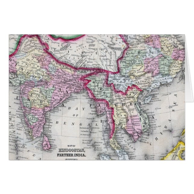 Mitchell Map | India, Tibet, China en SE-Azië (Voorkant Horizontaal)