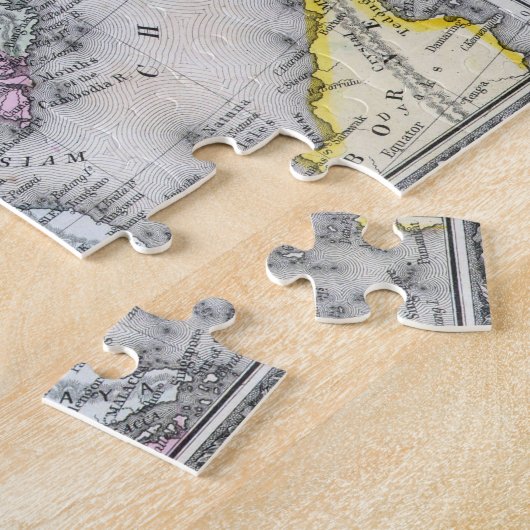 Mitchell Map | India, Tibet, China en SE-Azië Legpuzzel (Zijkant)