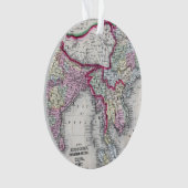 Mitchell Map | India, Tibet, China en SE-Azië Ornament (voorkant)