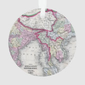 Mitchell Map | India, Tibet, China en SE-Azië Ornament (achterkant)