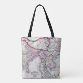 Mitchell Map | India, Tibet, China en SE-Azië Tote Bag (Achterkant)
