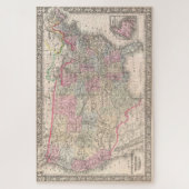 Mitchell Map of the United States (1866) Legpuzzel (Verticaal)
