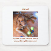 Mitchell Mousepad - SunshineGolden Retriever Muismat (Voorkant)