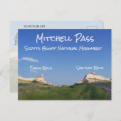 Mitchell Pass, Scotts Bluff National Monument (NE) Briefkaart (Voorkant / Achterkant)
