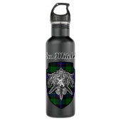 Mitchell Scottish Clan Tartan Lion Sword Crest.png Waterfles (Voorkant)