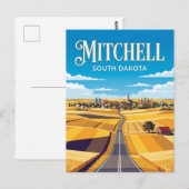 Mitchell (South Dakota) Briefkaart (Voorkant / Achterkant)