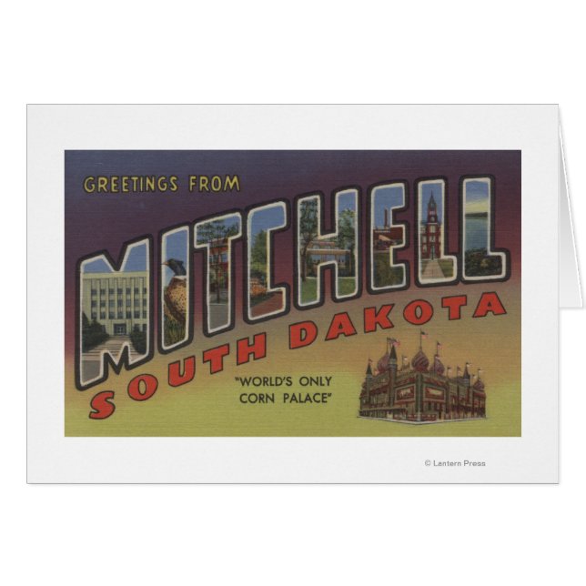 Mitchell, South Dakota - Large Letter Scenes (Voorkant Horizontaal)