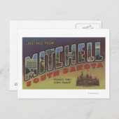 Mitchell, South Dakota - Large Letter Scenes Briefkaart (Voorkant / Achterkant)