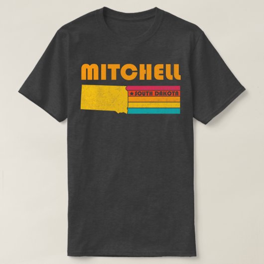 Mitchell South Dakota  noodlijdend souvenir T-shirt (Design voorkant)