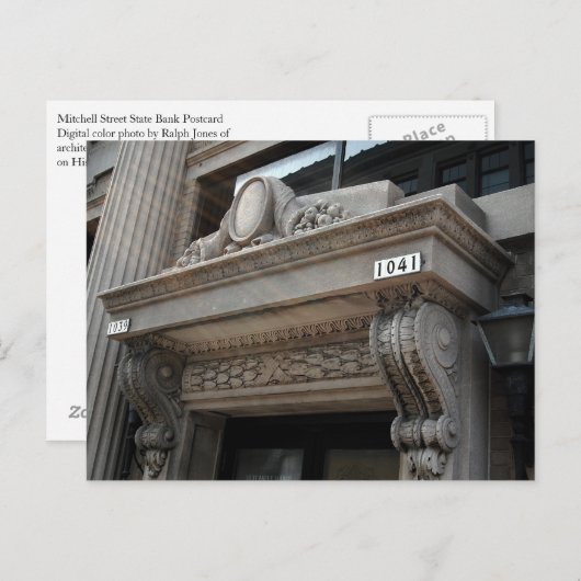 Mitchell Street State Bank Briefkaart (Voorkant / Achterkant)