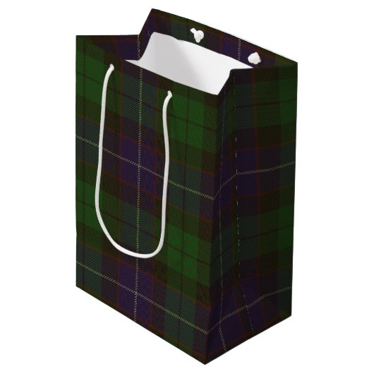 Mitchell Tartan Medium Cadeauzakje (Voorkant Gekanteld)